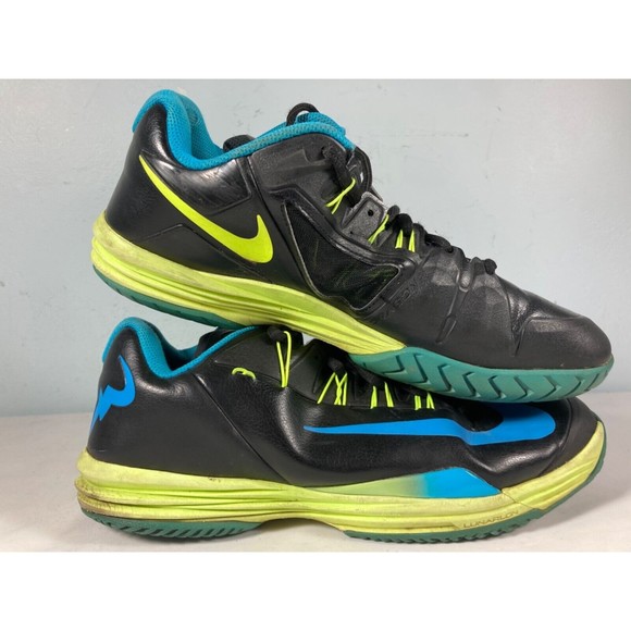 2016 Nike Lunar Ballistec 1.5 Rafael RAFA Nadal 10.5 Black Volt Blue 812939-043 main image 11